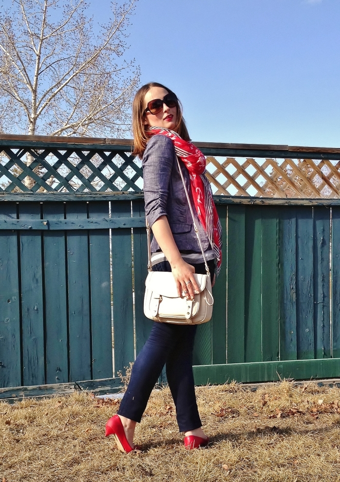 Red White and Blue - Spring Denim Suiting and Nautical Detailing